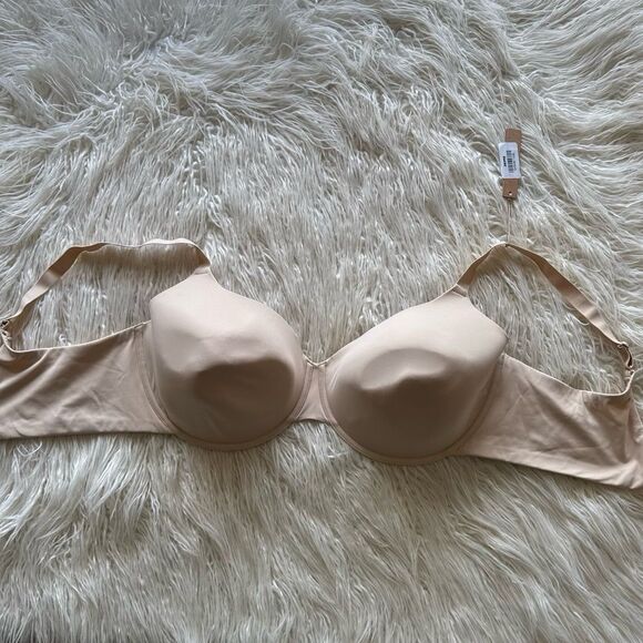 Skims Fits Everybody T-Shirt Bra Sand Size 44DDD - Picture 4 of 11